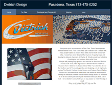 Tablet Screenshot of dietrichdesign.com